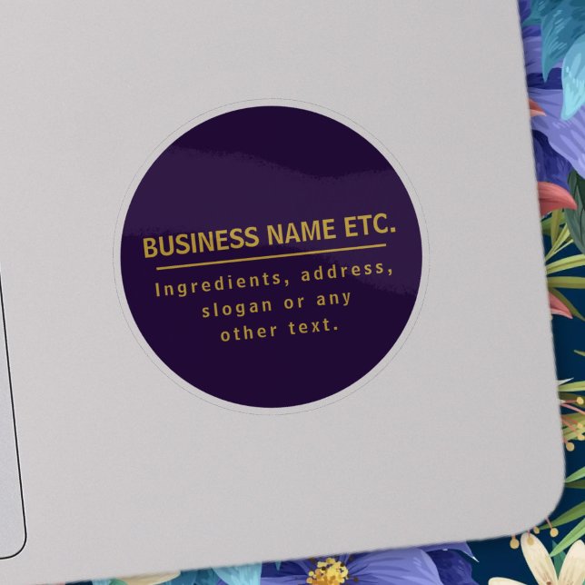 Pegatina Purple & Gold Multi-Purpose (Subido por el creador)