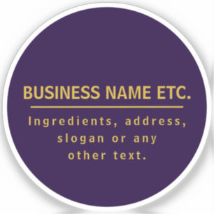 Pegatina Purple & Gold Multi-Purpose