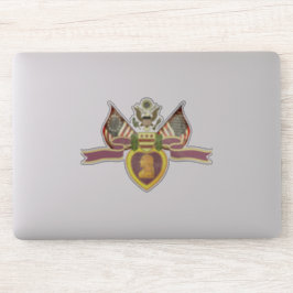 Pegatina "PURPLE HEART FLAGS" Vinyl
