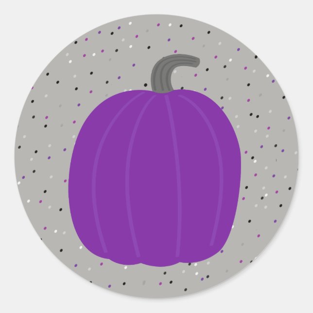 Pegatina Purple Pumpkin (Anverso)