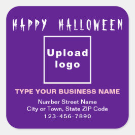 Pegatina Purple Square de Business Halloween