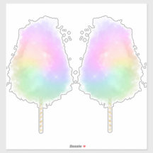 Purpurina de arcoiris pastel de caramelo