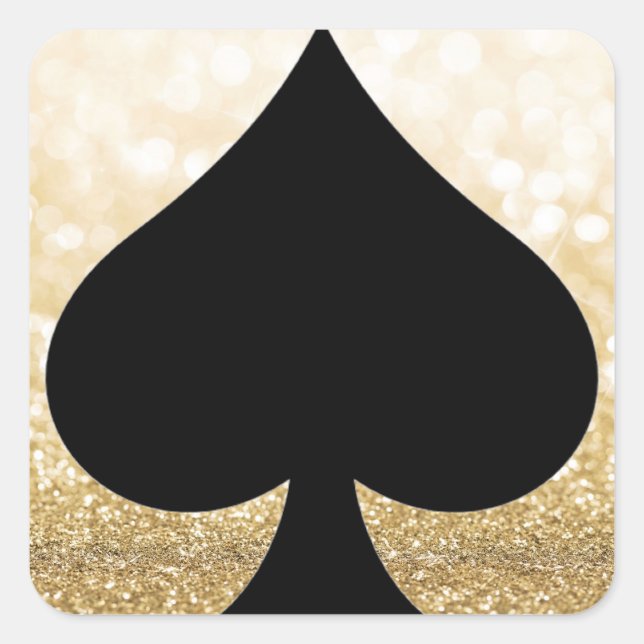 Pegatina Purpurina de España y Oro (Anverso)