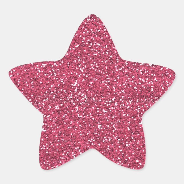 PEGATINA PURPURINA STAR BABY SHOWER (Anverso)