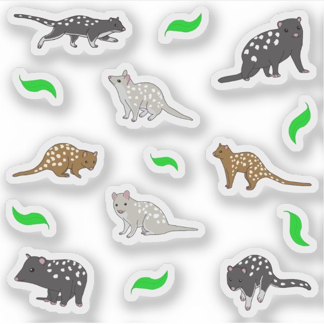 Pegatina Qoulls (Anverso)