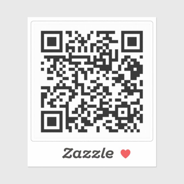Pegatina qr code, qr, funny, meme, code, prank, the office, (Hoja)