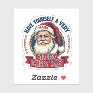 Pegatina Que se tenga un muy Maga Navidad Trump Ganó 