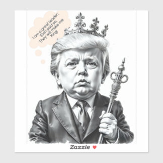 Pegatina Qué ser el rey