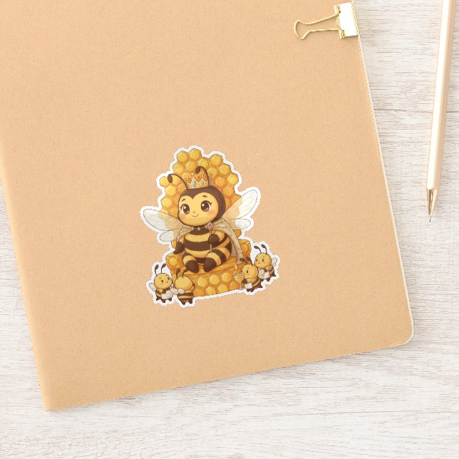 Pegatina Queen Bee (Cuaderno)