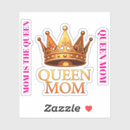 PEGATINA QUEEN MOM