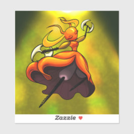 Pegatina Queen of the Skarr