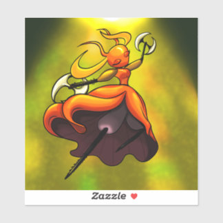 Pegatina Queen of the Skarr