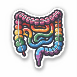 Pegatina Queer Colon