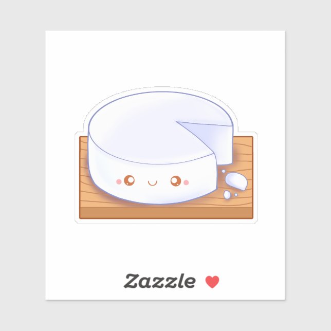 Pegatina Queso fresco mexicano de queso blanco (Hoja)