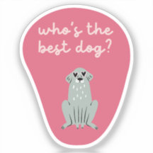 ¿Quién es el mejor perro lindo ilustracion cereza