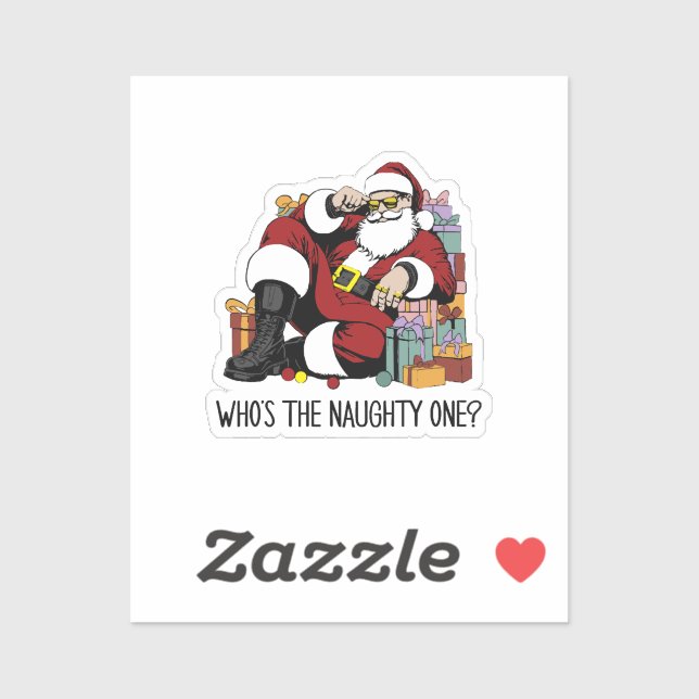 Pegatina Quién es el travieso (Hoja)