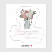 ¿Quién puede encontrar una mujer virtuosa? Pegatin