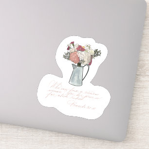 Pegatina ¿Quién puede encontrar una mujer virtuosa? Pegatin