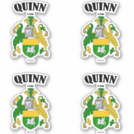 Pegatina Quinn Escudo Traducción y significado irlandés (x4
