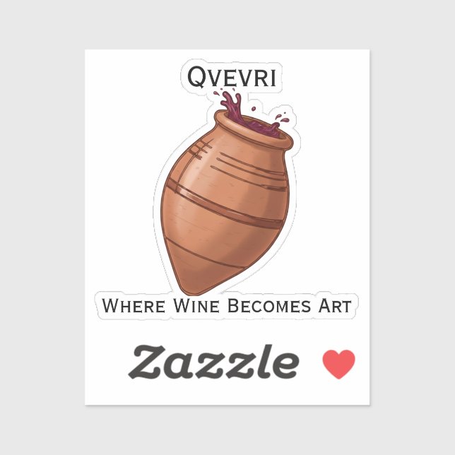 Pegatina Qvevri (Hoja)