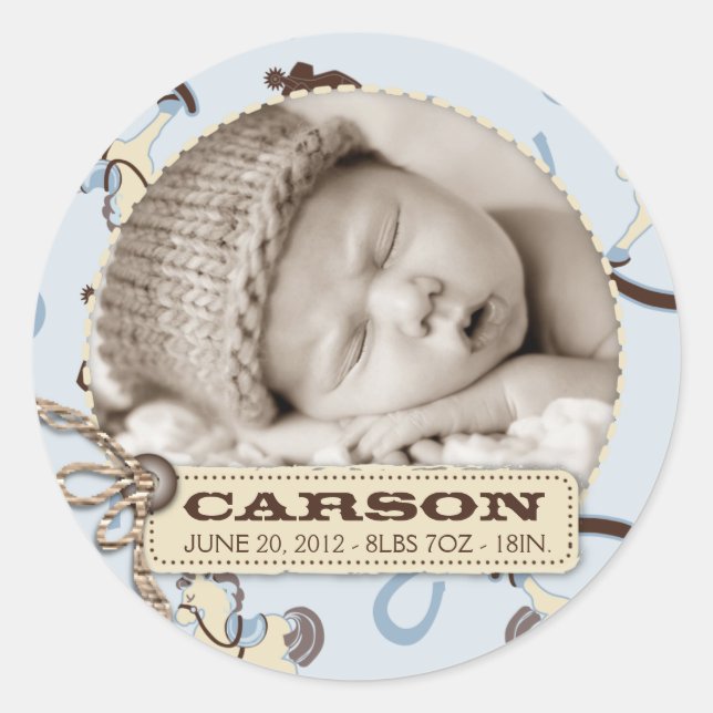 Pegatina R de Rocking Horse Boy (Anverso)