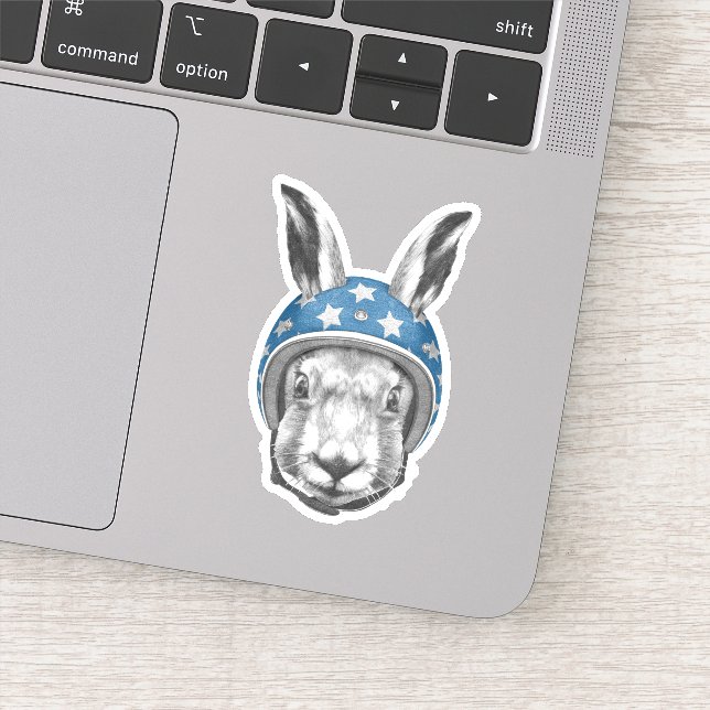 Pegatina Rabbit Daredevil (Detalle)