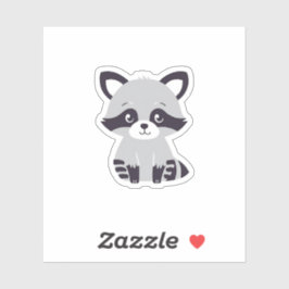 Pegatina Raccoon