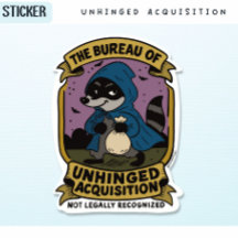 Raccoon gracioso, Oficina de Adquisición Inquieta