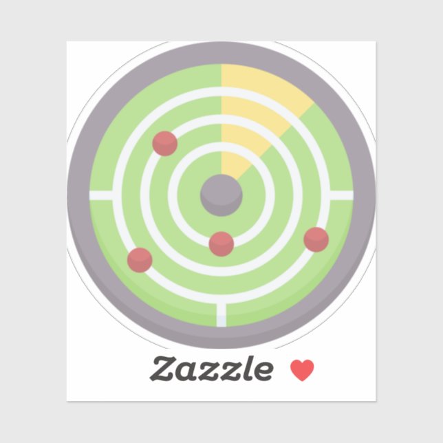 Pegatina Radar (Hoja)