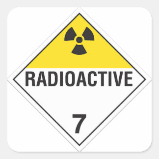 Pegatina radiactivo 7