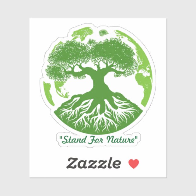 Pegatina "Raíces Del Mañana" (Hoja)