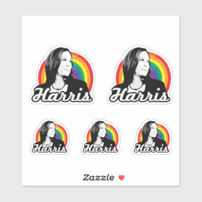 Pegatina Rainbow Harris (Hoja)