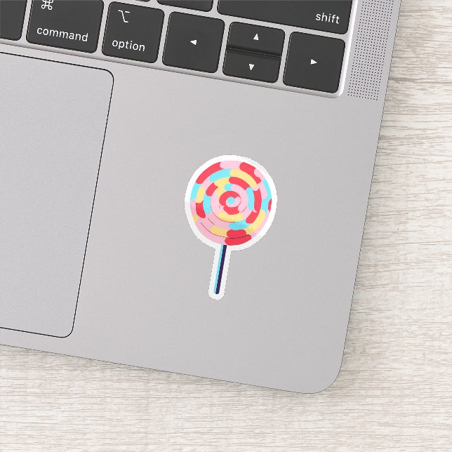 Pegatina Rainbow Lollipop (Detalle)