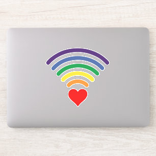 PEGATINA RAINBOW LOVE WIFI