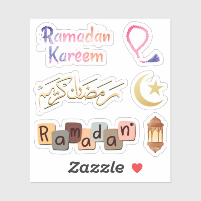 Pegatina Ramadan Kareem | Mubarak (Hoja)