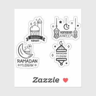 Pegatina Ramadan Mubarak Kareem Set