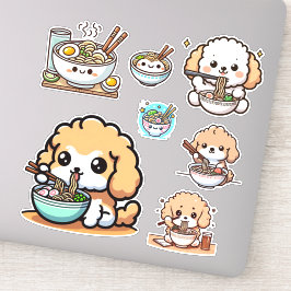 Pegatina Ramen Cavoodle