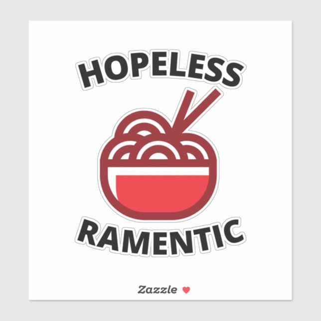 Pegatina Ramenótico Incansable (Hoja)