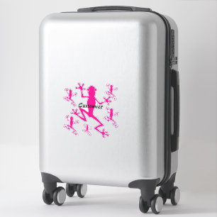 Pegatina Rana Arbolada Rosa Thunder_Cove