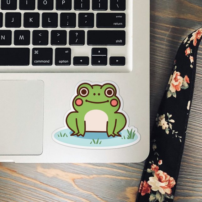 Pegatina Rana Cute (Cute Frog Sticker)