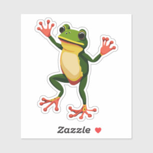 Pegatina Rana de árbol de baile para bebé