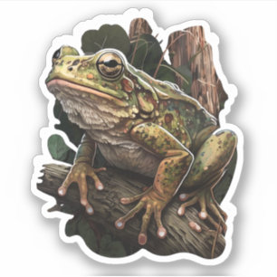 Pegatina Rana forestal