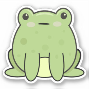 Pegatina Rana Kawaii, Sapo