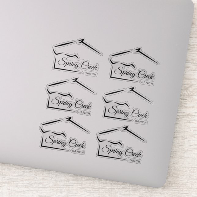 Pegatina Rancho de caballo | Granja de caballos (Detalle)