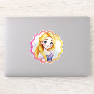 Pegatina Rapunzel Dreams Custom-Cut Vinyl Sticker