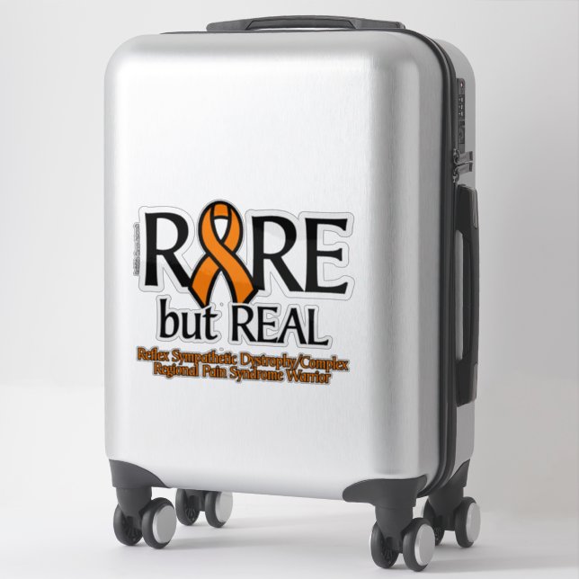 Pegatina RAROS pero REALES...RSD/CRPS (Maleta)