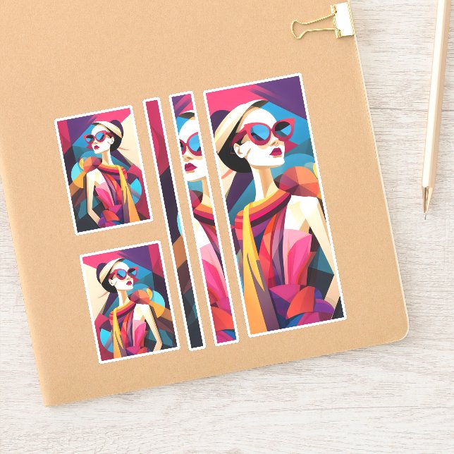 Pegatina Raspado de Moda 2 (Cuaderno)