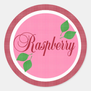 Pegatina Raspberry Fruit Label