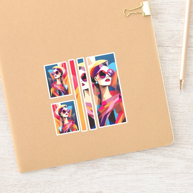 Pegatina Raspín 8 de la moda (Cuaderno)