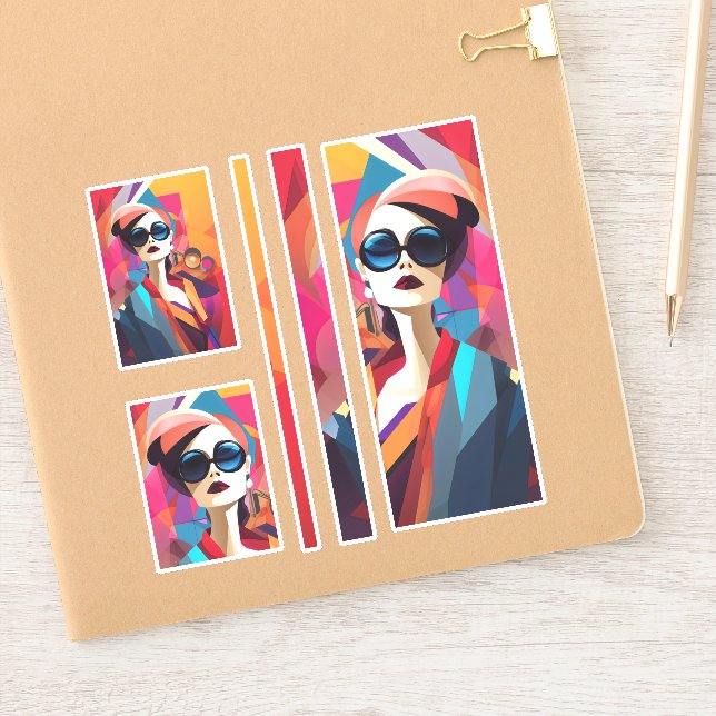 Pegatina Raspín de moda (Cuaderno)